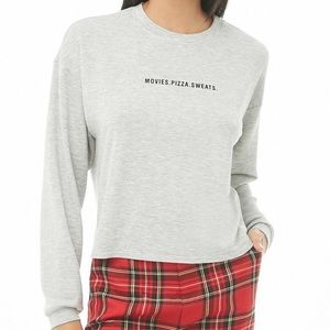 Pizza Movies Sweats Pj top